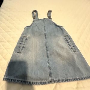 Toddler girl denim dress